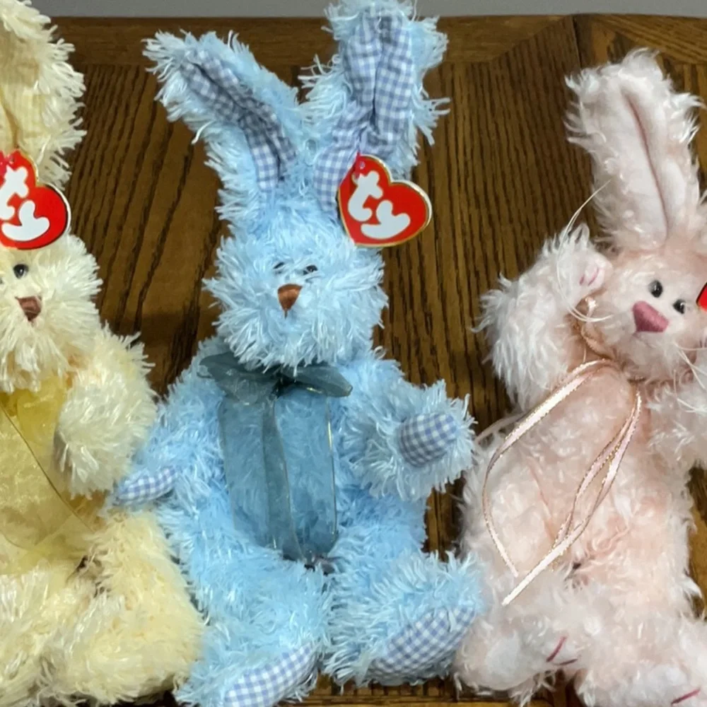Cute Hutchins, Burrows & Blush Stuffed Animal Bunnies/Rabbits TyAttic Treasures